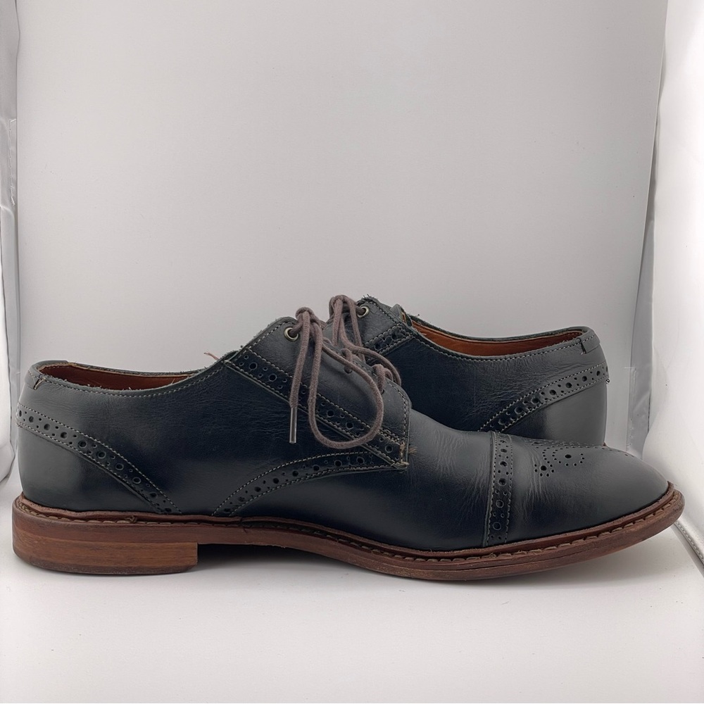 Allen Edmonds Bainbridge Mens Black Leather Oxfords Size 11 - Picture 8 of 12